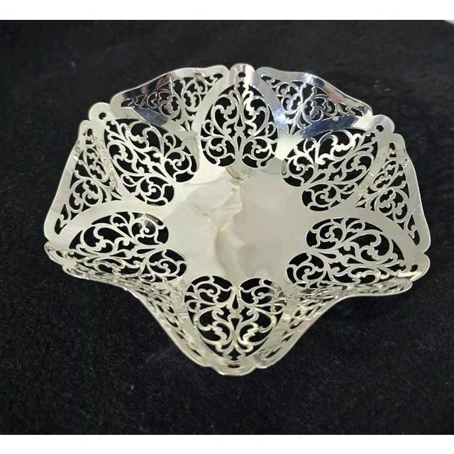 Art Deco Sterling Silver Trinket Dish by William Adams, 1932 For Sale - Image 3 of 18