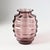 Belgian Art Deco Optic Glass Vase from Doyen, 1930s For Sale - Image 3 of 8