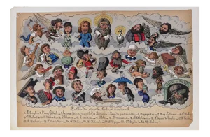 Le Paradis - Original Lithograph by E. Lavrate - 1860s 1860s