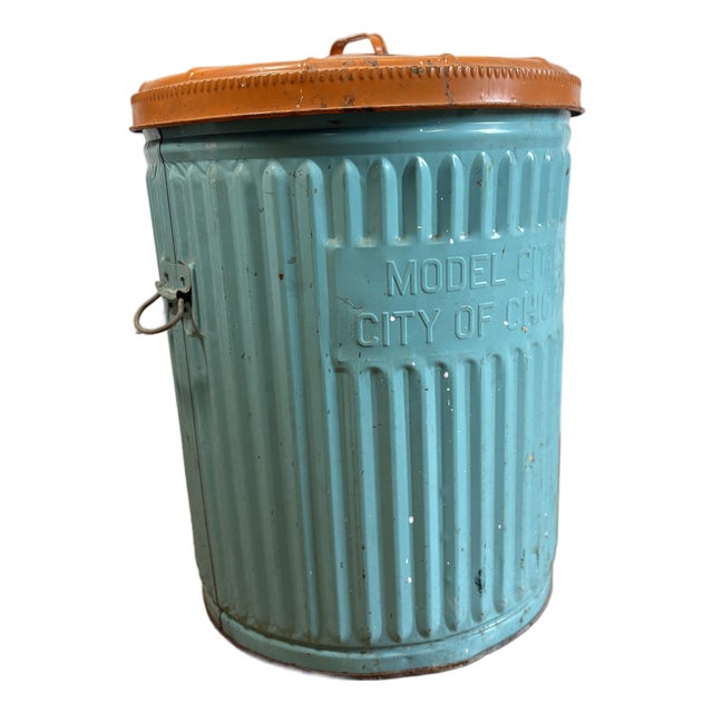 Rare 1960s “Model Cities” Program Trash Can For Sale