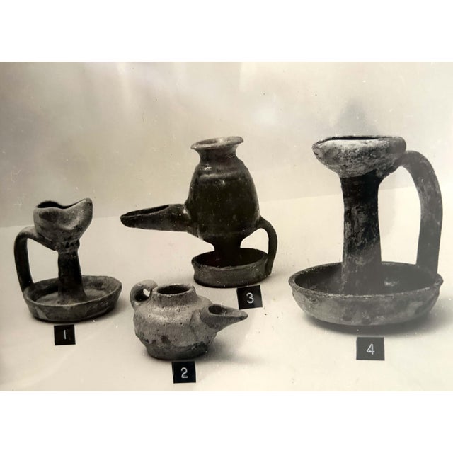 Collection of Four Persian Glazed Ceramic Oil Lamps For Sale - Image 17 of 18