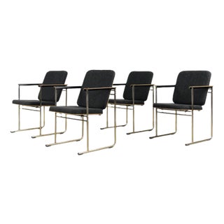 Vintage Bauhaus Skaala Chair by Yrjö Kukkapuro for Avare, 1980s, Set of 4 For Sale