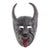 Mid 20th Century Hand Carved Devil / Demon Mask With Horns For Sale