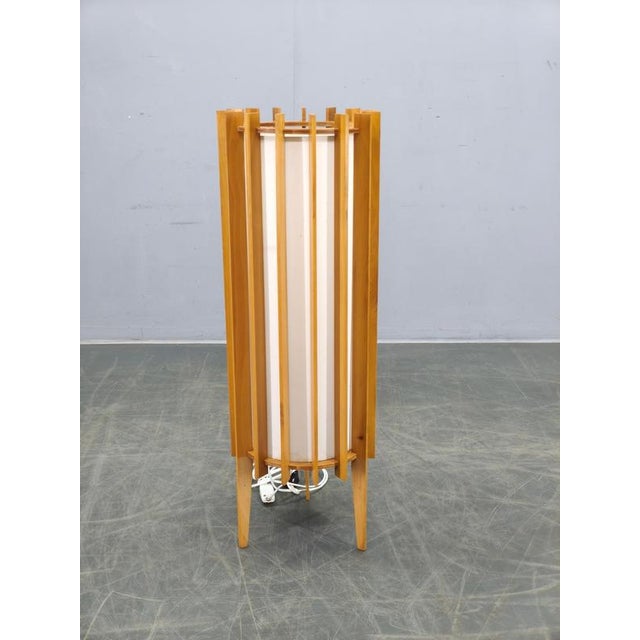 Rare danish modern floor lamp designed by ib fabiansen, model tema, and produced by fog & mørup in denmark during the...