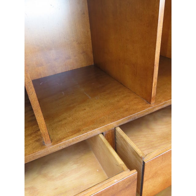 Late 20th Century Century Chinoiserie Chin Hua Hollywood Regency Burlwood Tall Armoire 6617 For Sale - Image 5 of 18