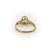 Gold Mid 19th Century Victorian 18k Gold Old Mine Cut Diamond Ring, Size 6.25 For Sale - Image 8 of 10