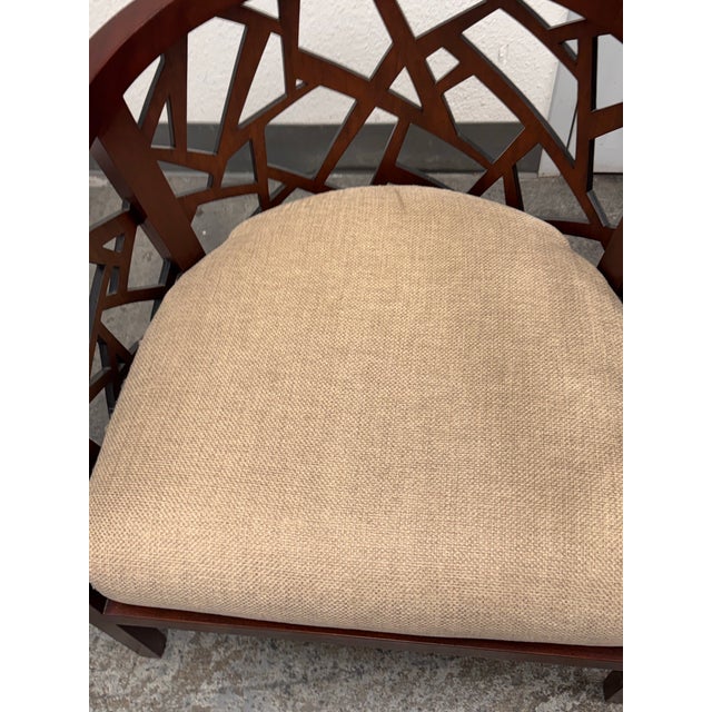Crate & Barrel Ankara Lounge Chair For Sale - Image 9 of 12