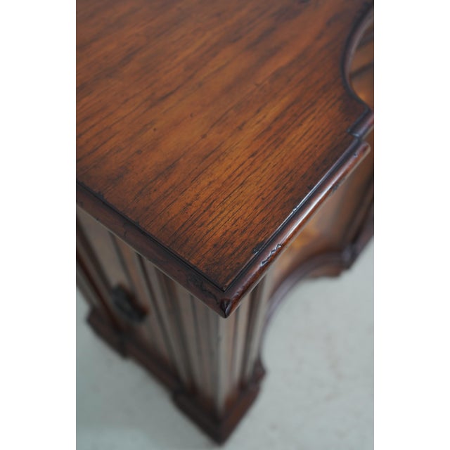 Brown Theodore Alexander Inlaid Oak Continental Credenza For Sale - Image 8 of 18