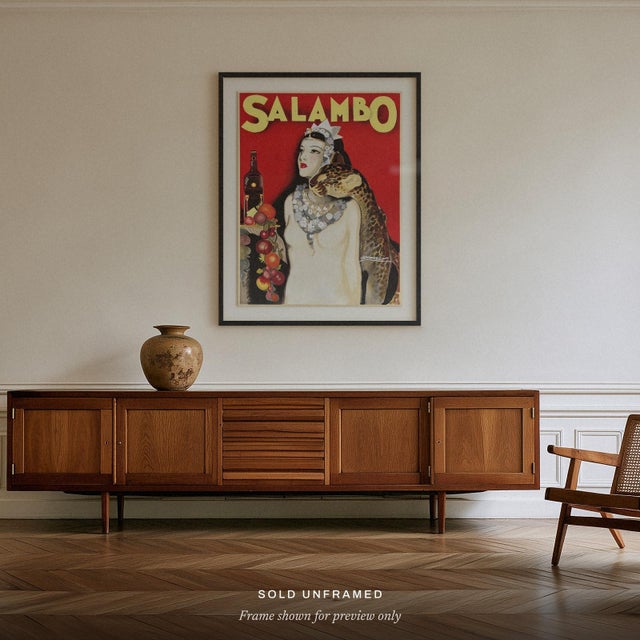 Achille MAUZAN (1883–1952) (after) Salambo Year: 1998 Medium: poster Support: matt poster paper Sheet Size: 39.76 × 30.31...