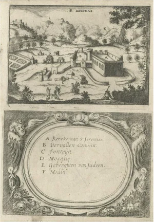 A. Gonsales, Saint Jeremias Monastery, 1673, Engraving on Paper