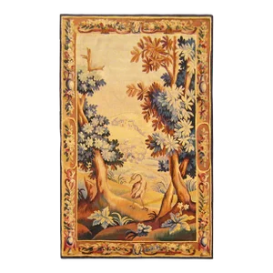 18th Century French Aubusson Verdure Landscape Tapestry