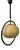 Mid-Century Space Age Bamboo Mushroom Pendant Lamp from Dijkstra For Sale