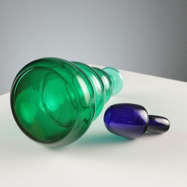 Murano Glass Bottle from Carlo Moretti For Sale - Image 5 of 8