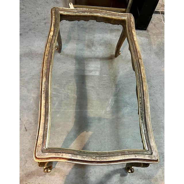 A lovely quality French Mid Century Polychrome Coffee Table. This came from a parisian apartment where we were lucky...