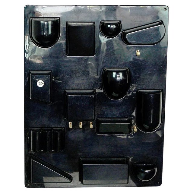 Black Utensilo II Wall Organizer by Dorothee Maurer Becker for Design M, Germany, 1970s For Sale - Image 14 of 14