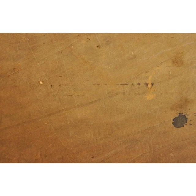 Antique French Louis XV Marquetry Inlay Marble Top Bombe Nightstand For Sale - Image 10 of 12