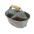 Mid 20th Century Vintage Galvanized 4-Way Bucket For Sale - Image 5 of 5