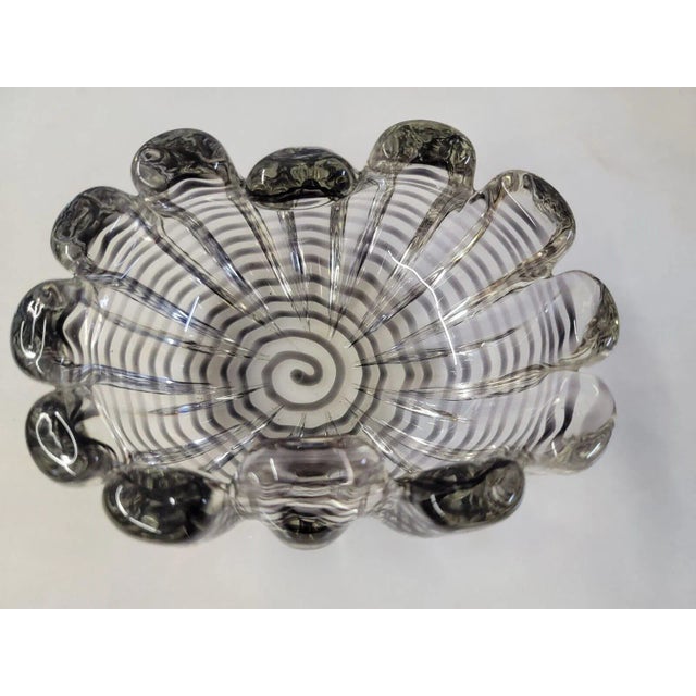 Vintage Murano Attributed Summerso Zanfricio Many Lobes, Italian For Sale - Image 11 of 12