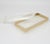 Transparent Philippe Cheverny Style Geometric Lucite and Gilded Metal Box, circa 1970 For Sale - Image 8 of 12