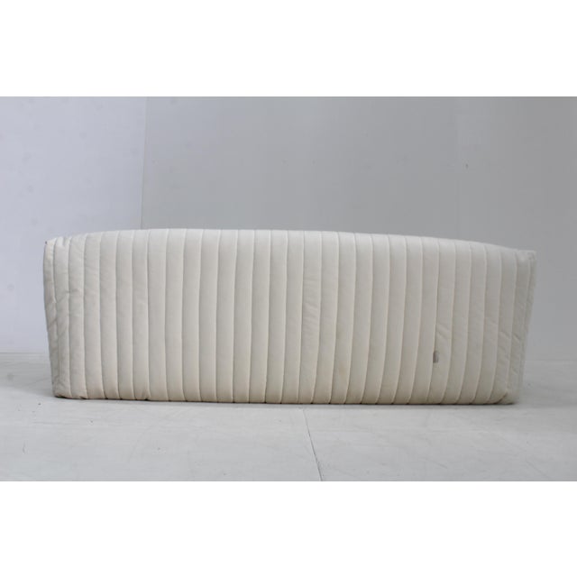 Vintage Cinna Sandra Three-Seater Sofa in Beige Velvet from Ligne Roset, 1970s For Sale - Image 12 of 14