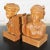 Vintage Tribal Figural Bookends Male and Female Hand Carved Wood- A Pair For Sale - Image 4 of 13