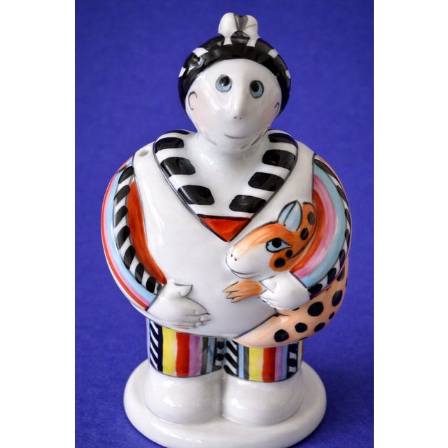 1990s Rare HTF Villeroy & Boch Benedikt and Friends Ipanema Candle Holder, Salt and Pepper Set For Sale - Image 5 of 9