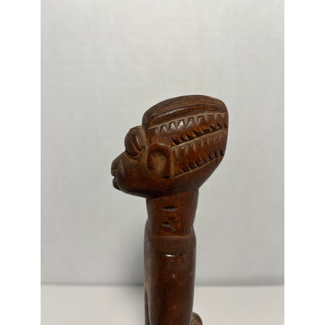 Antique Wooden Yoruba Ibeji, Nigeria African Figure Statue For Sale - Image 4 of 8