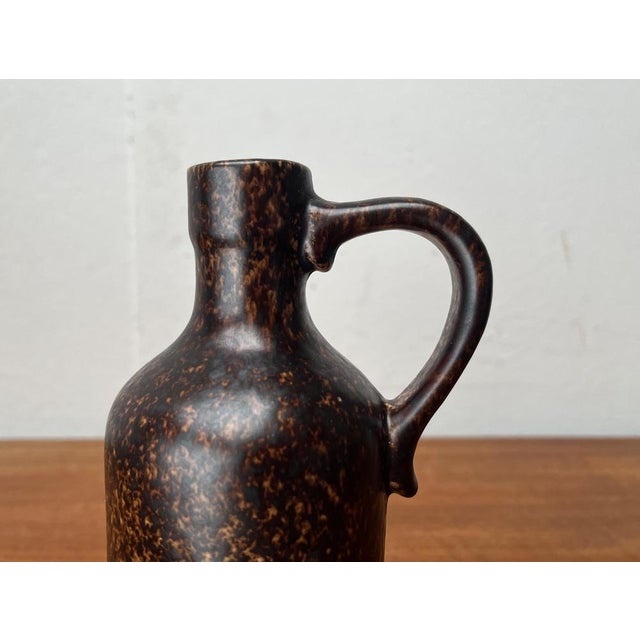 Mid-Century Pottery Carafe Vase by Bastian le Pemp for Kemper / Quimper France, 1960s For Sale - Image 16 of 18