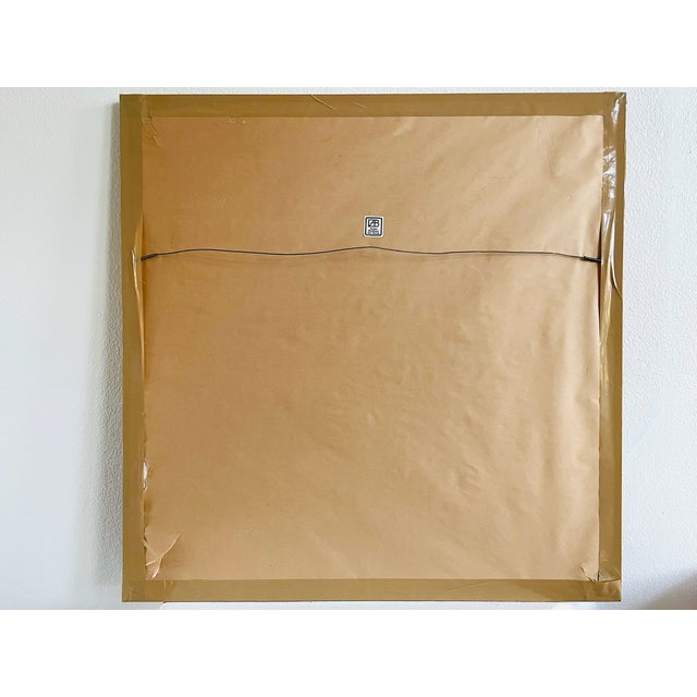 1980s Aldo Luongo Blue Coast Limited Edition Art Signed in Pencil Original Frame For Sale - Image 11 of 11