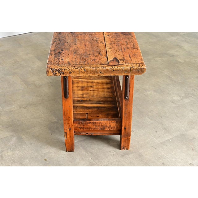 French 19th Century Carpenter's Workbench For Sale - Image 12 of 13