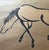 Mid-Century Modern Mid Century Modern Japanese Woodblock Print of a Horse as Signed by the Artist Artist, Yoshijiro "Mokuchu" Urushibara (1888–1953) For Sale - Image 3 of 4
