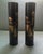 Paint 1960s Asian Black & Gold Lacquer Landscape Vases - a Pair For Sale - Image 7 of 10
