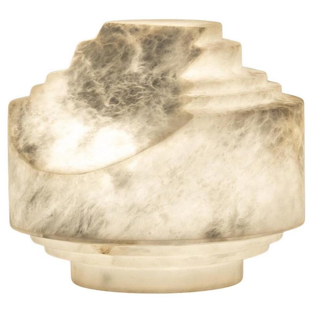 Wireless Cala Table Lamp by United Alabaster For Sale - Image 12 of 12