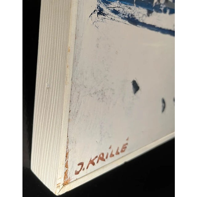 Jean Krille, Landscape 137, Oil on Masonite For Sale - Image 8 of 12