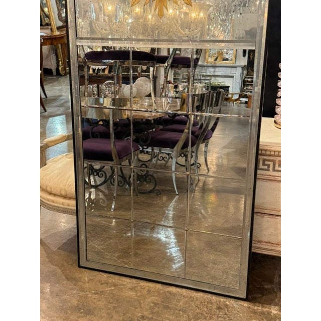 Maison Jansen Design Eglomise’ Sunburst Trumeau Mirrors For Sale - Image 4 of 8