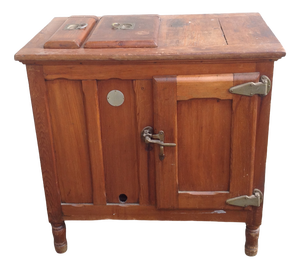 Vintage Icebox Cabinet in Pine, 1940s