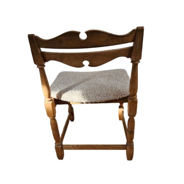 1970s Vintage Danish Oak Dining Chairs by Henning Kjærnulf, 1960s, Set of 6 For Sale - Image 5 of 8