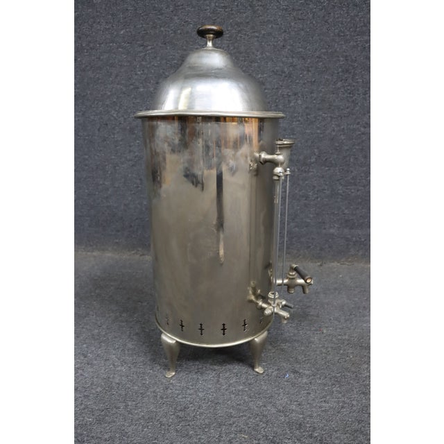 Industrial Early 20th Century Commercial Coffee Urn by c.h. Koneberger & Co Baltimore For Sale - Image 3 of 4
