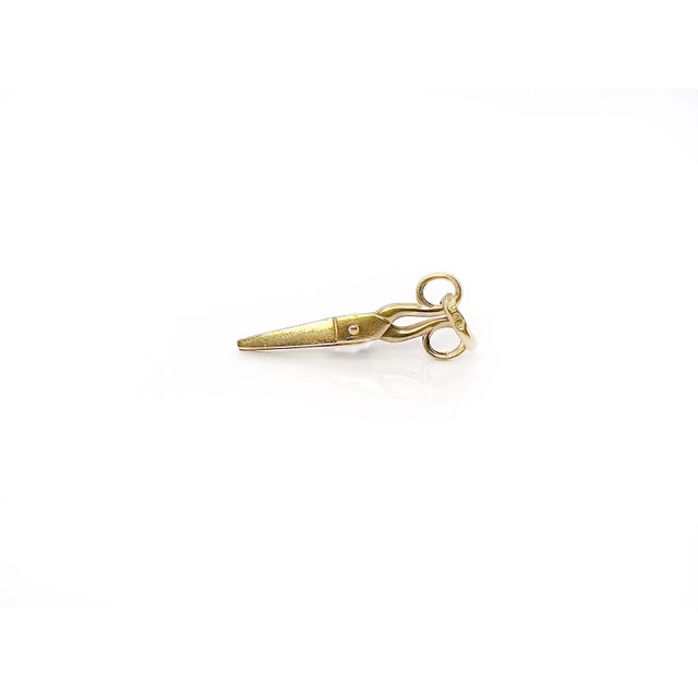 About This Charm: This vintage scissors charm will add a pop of old glam to any charm bracelet or chain. The unique design...