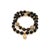 Onyx Stone Mantra Beaded Elephant Charm Bracelet Set For Sale In Miami - Image 6 of 6