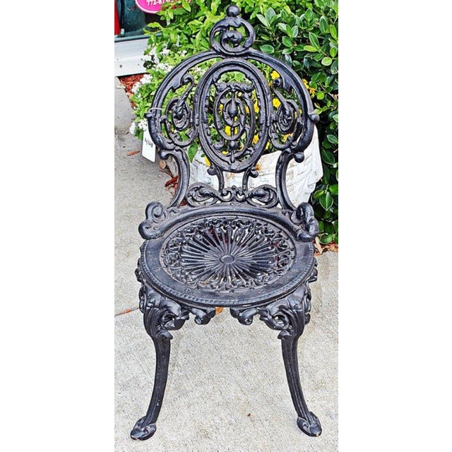 Antique 1920 Cast Iron Garden Chair Chairish
