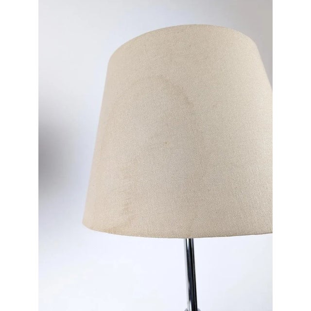 Mid-Century Modern Wooden and Chromed Lamps from Laurel, 1960s, Set of 2 For Sale - Image 3 of 11