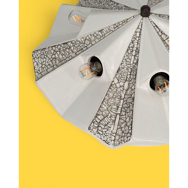 Vintage Ceramic Wall Lamp, 1970s For Sale - Image 9 of 15