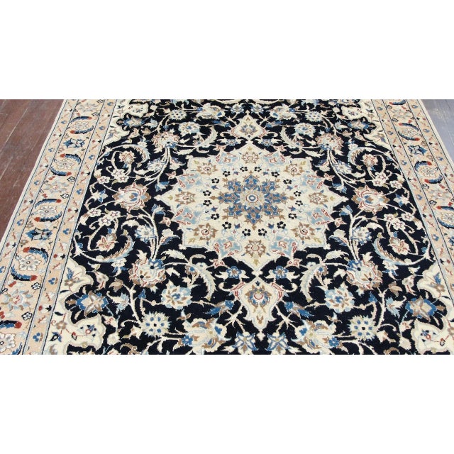 Persian Nain Rug, 5'1" X 8' For Sale - Image 9 of 11