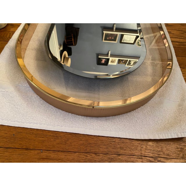 1980s Postmodern Accessory Art Console Mirror and Shelf Set For Sale In New York - Image 6 of 12