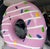 Up for consideration is a beautiful vintage large resin colorful donut console table. This would look lovely in your home,...
