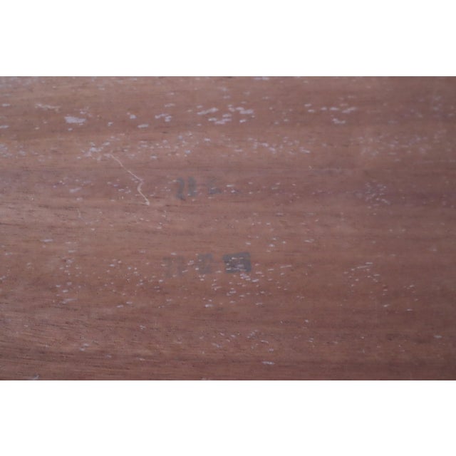 Scandinavian Round Wall Mirror in Oak, Denmark, 1970s For Sale - Image 10 of 11