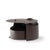 Aldo Bakker Dark Sepia Coffee Table Lounge For Karakter A single sheet of steel rolled in one smooth motion into a self-...