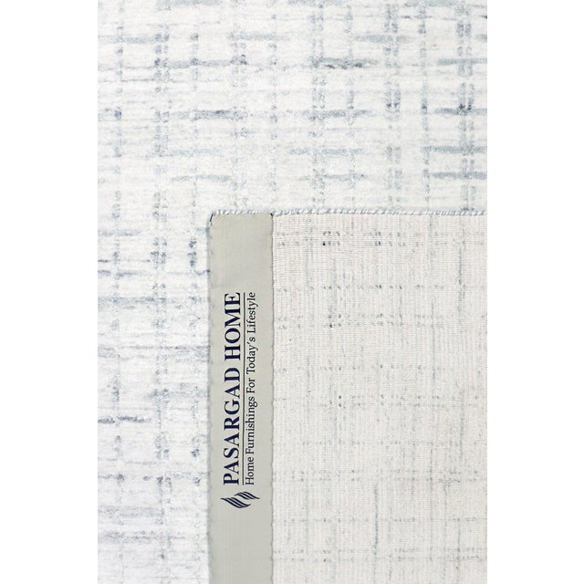 2020s Pasargad Home Slate Ivory Area Rug, 10' 0'' X 14' 0'' For Sale - Image 5 of 7