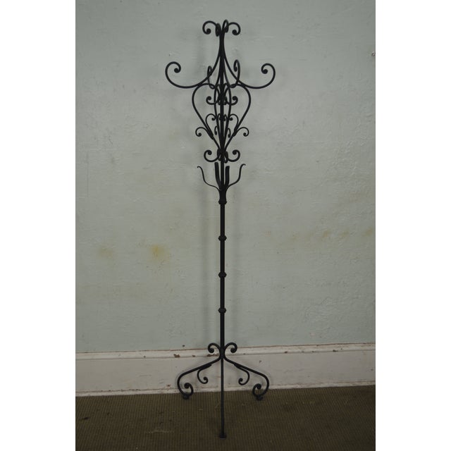 Custom Iron Victorian Style Coat Rack Hall Tree Chairish